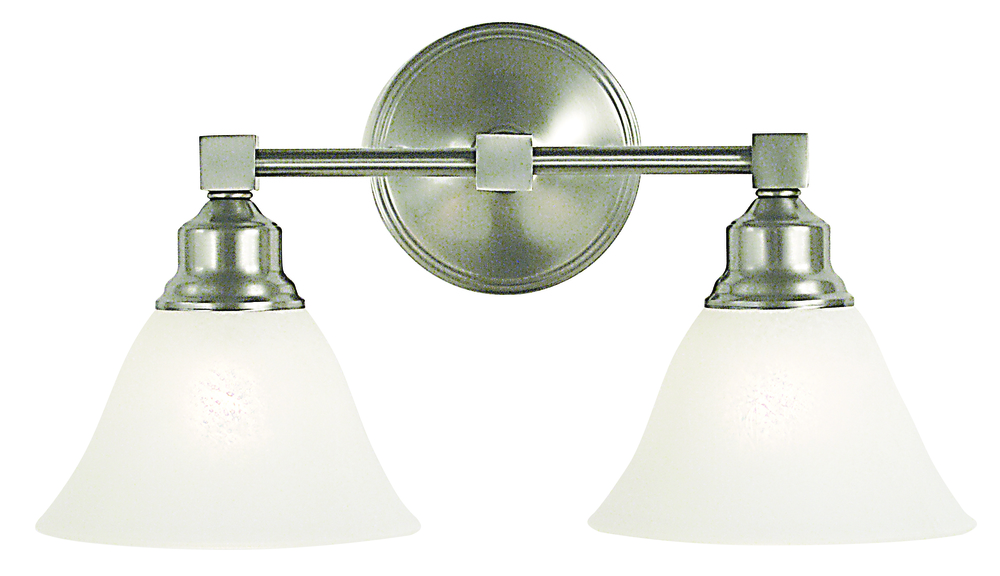 2-Light Polished Brass Taylor Sconce