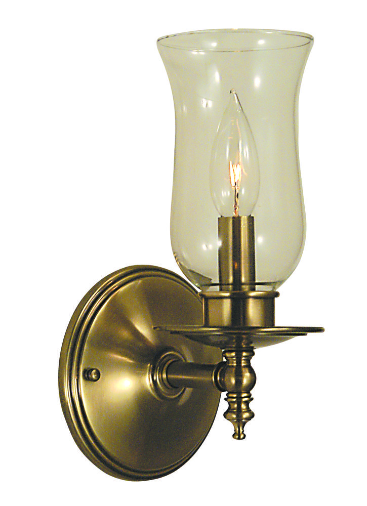 1-Light Brushed Nickel Sheraton Sconce