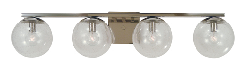 4-Light Satin Pewter Jupiter Bath Sconce