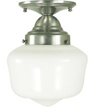 Framburg 2551 BN - 1-Light Brushed Nickel Taylor Flush / Semi-Flush Mount