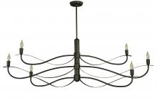 Framburg 5726 IRON - 6-Light Iron Telluride Dining Chandelier