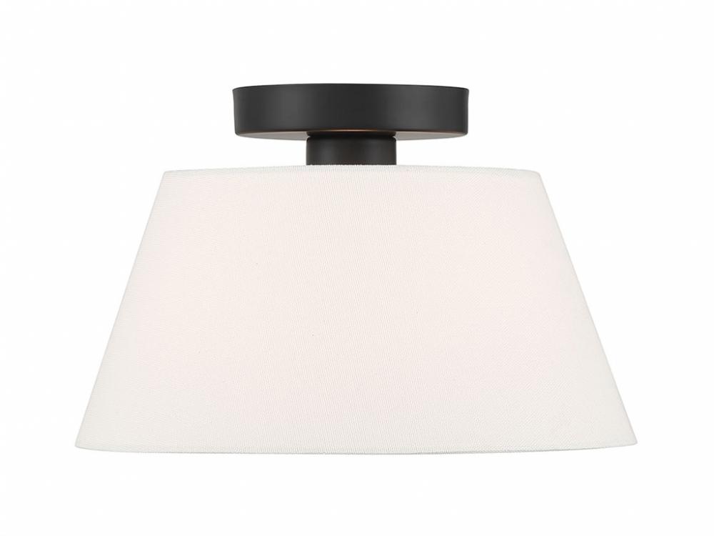 1-Light Ceiling Light in Matte Black