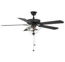 Savoy House Meridian M2019MBKRV - 52" 2-Light Ceiling Fan in Matte Black