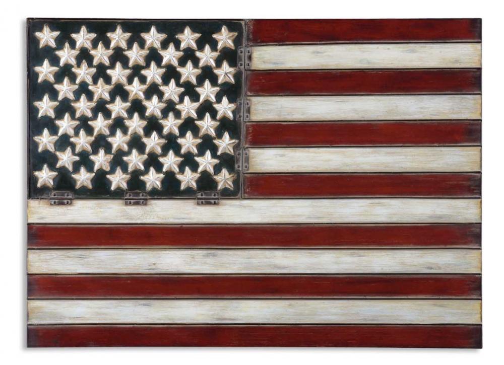 Uttermost American Flag Metal Wall Art