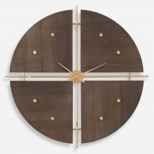 Uttermost 06465 - Walnut Elegance Wall Clock