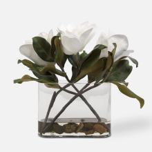 Uttermost 60186 - Middleton Magnolia Flower Centerpiece