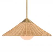 Uttermost 21590 - Phuvinh 1 Light Rattan Shade Pendant