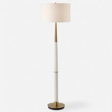 Uttermost 30374 - Faro White Marble Floor Lamp