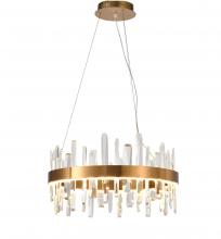 Bethel International Canada FT70C24G-1 - Metal & Crystal LED Chandelier