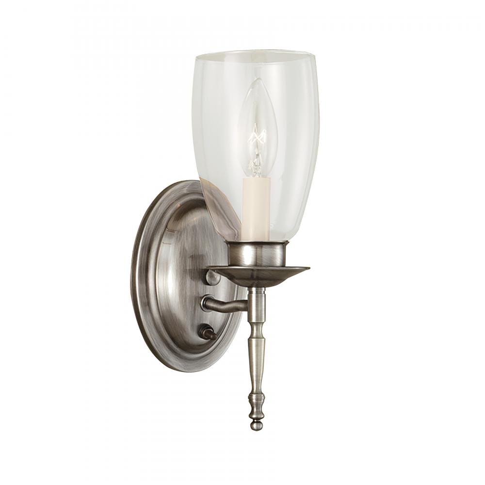 Legacy 11.5'' High 1-Light Sconce - Pewter