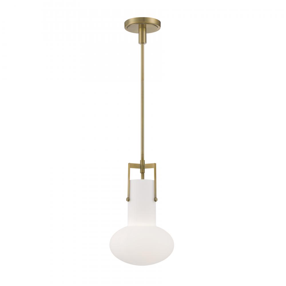 Izel 10'' Wide 1-Light Pendant - Antique Brass