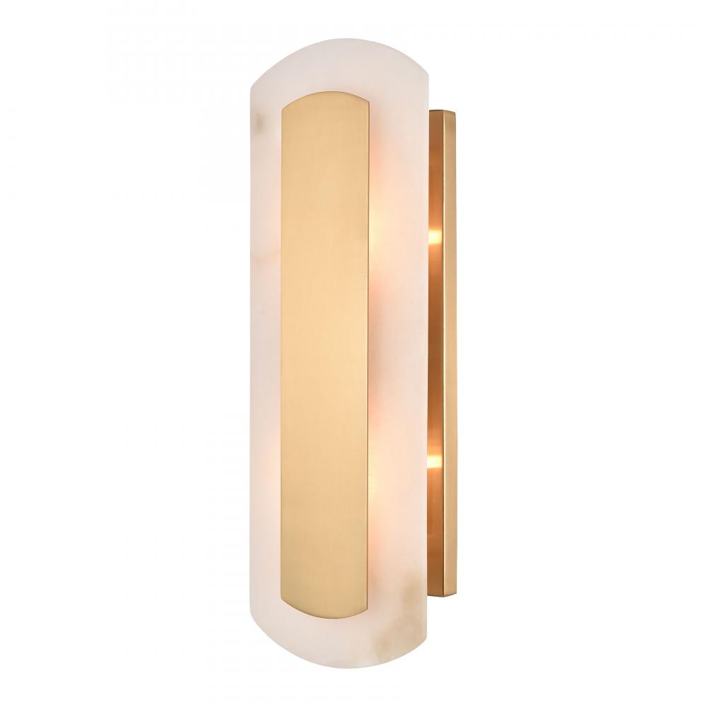 Lanza 18.75'' High 2-Light Sconce - Natural