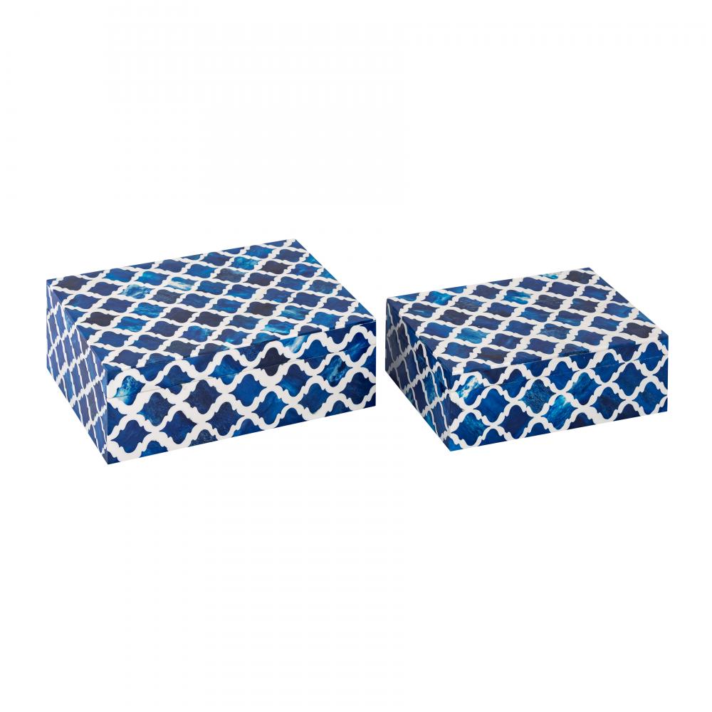 Tucker Box - Set of 2 Blue