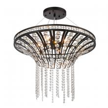 ELK Home 82238/6 - Fantania 24'' Wide 6-Light Chandelier - Matte Black