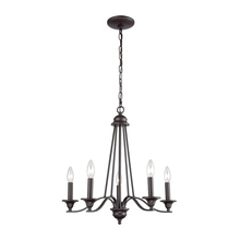 ELK Home CN110521 - Thomas - Farmington 21'' Wide 5-Light Chandelier - Oil Rubbed Bronze