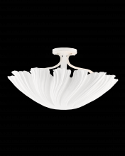 Currey 9000-0466 - Hadley White Semi-Flush Mount