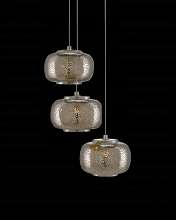 Currey 9000-0689 - Pepper 3-Light Round Multi-Drop Pendant