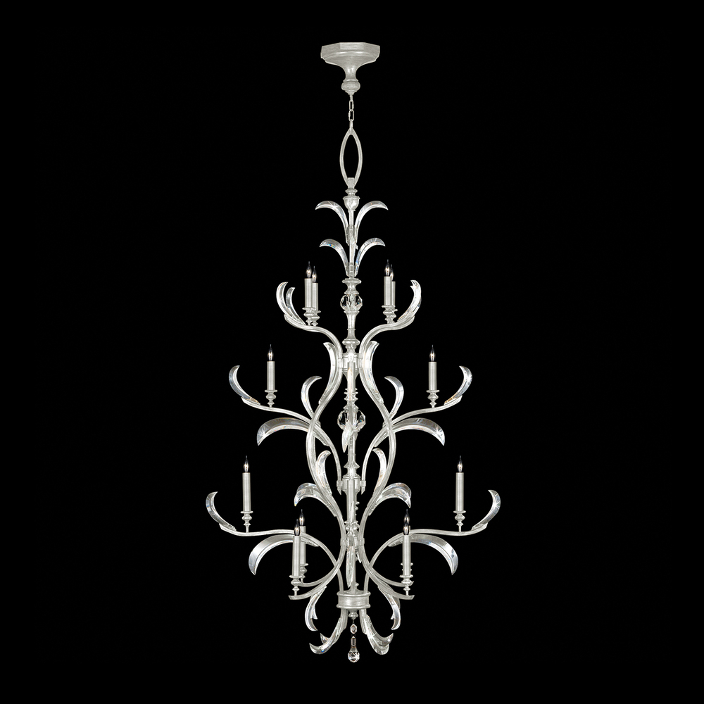 Beveled Arcs 48"W Round Chandelier