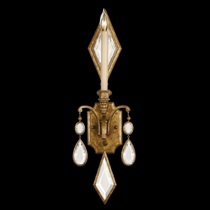 Encased Gems 29"H Sconce