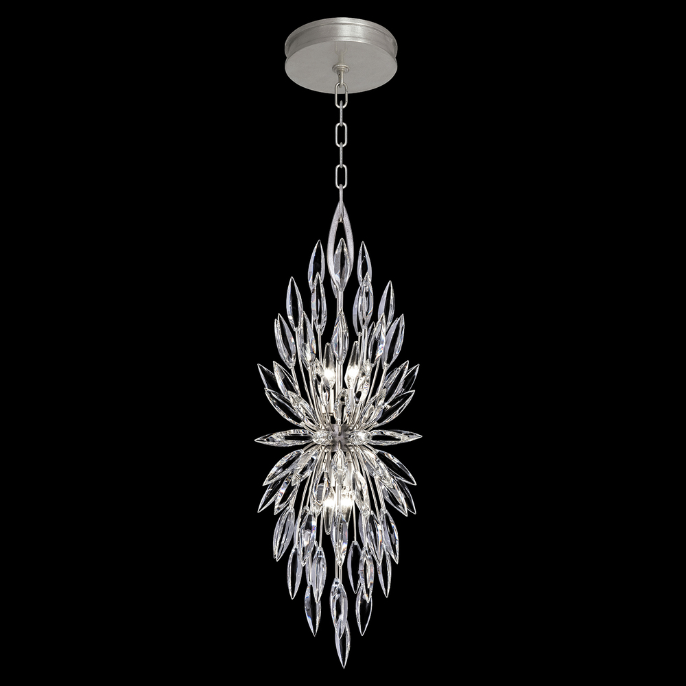 Lily Buds 13"W Round Pendant